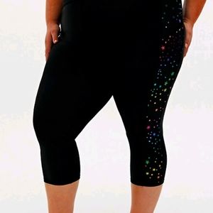 Torrid, star swim leggings, NWT, size 4.